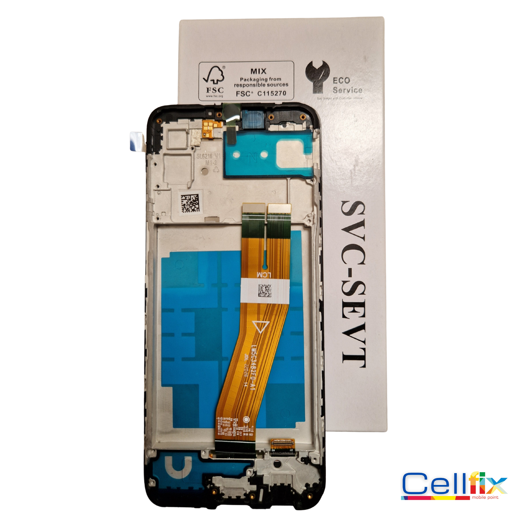 SAMSUNG A22 5G / SM-A226 BLACK (WF) LCD