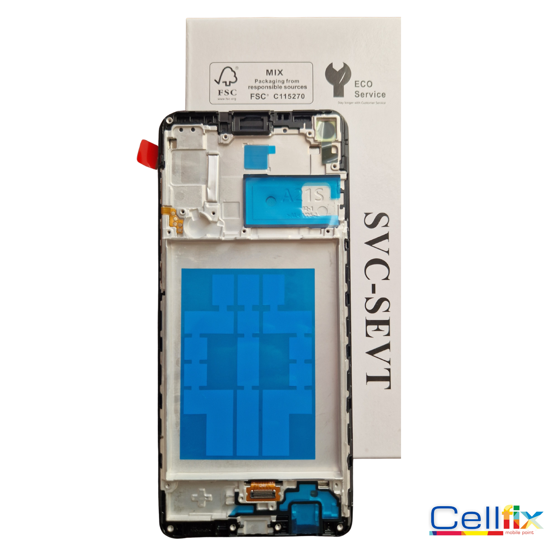 SAMSUNG A22 5G / SM-A226 BLACK (WF) LCD